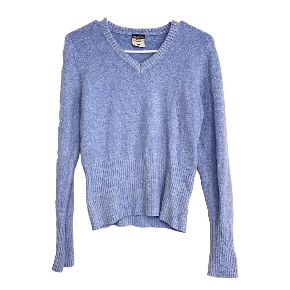 Columbia Sportwear Company XCO Sweater Blue Womens Small Pulloverโ Cozy Grandma